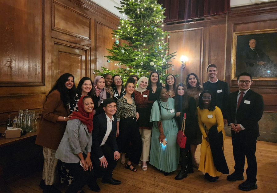 During one of Goodenough Formal Dinner, a community with students from around the world, photo by Syarmine Shah