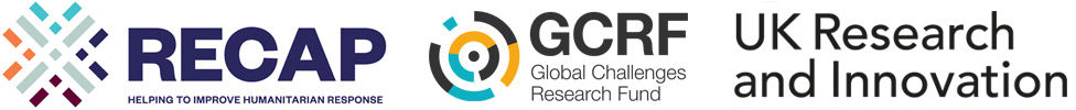 RECAP, GCRF and UKRI logos