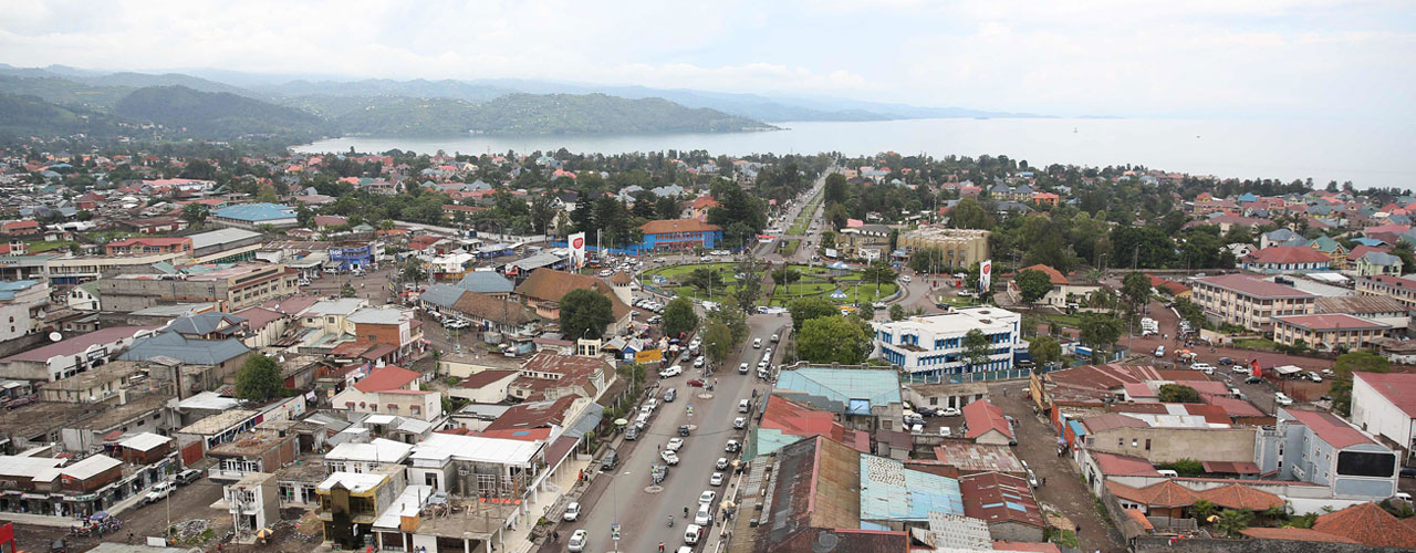 Goma and Lake Kivu in 2015. Credit: MONUSCO photos via Wikimedia Commons