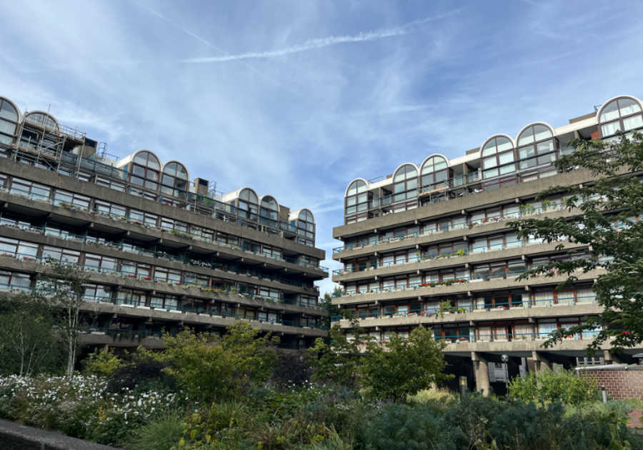 A gorgeous summer’s day at the barbican estate, one of my favourite spots in London. Photo by Mary Foley