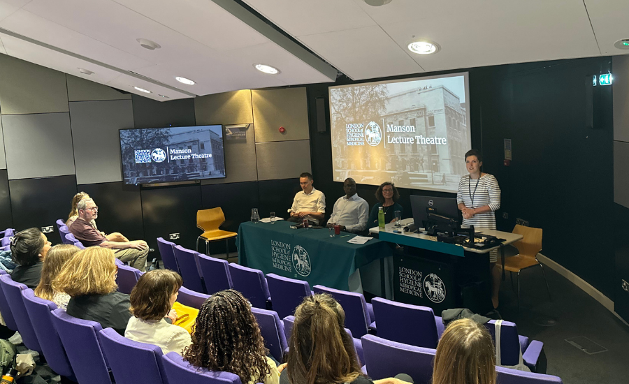 Presentations from guest speakers and course organisers at the event.