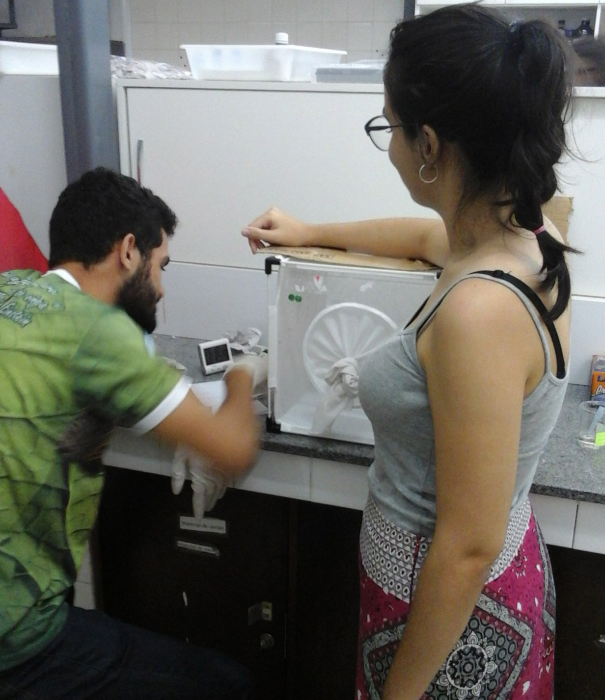 Testing mosquito sensitivity to DEET