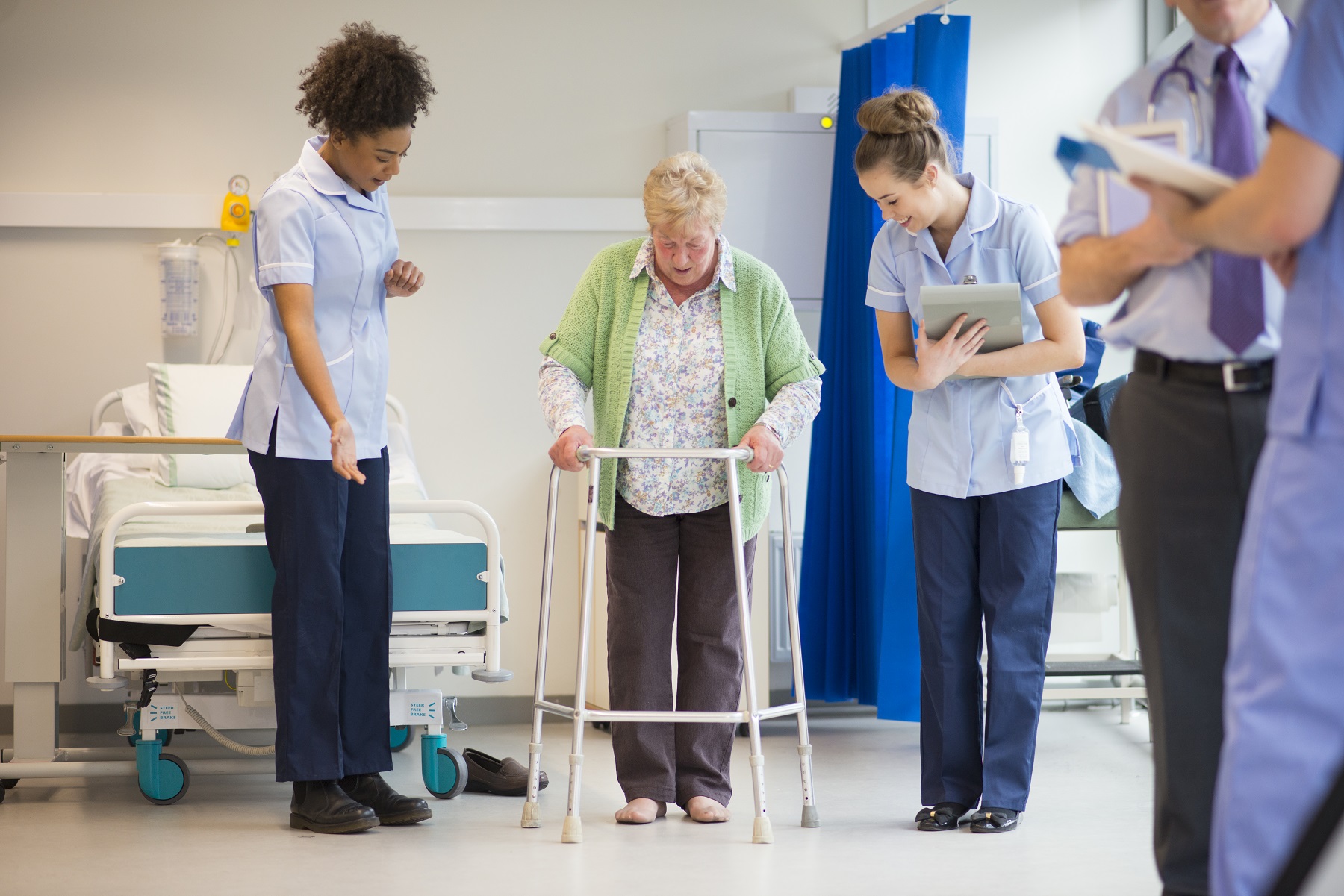 Patient in hospital. Credit: iStock Patient in hospital.