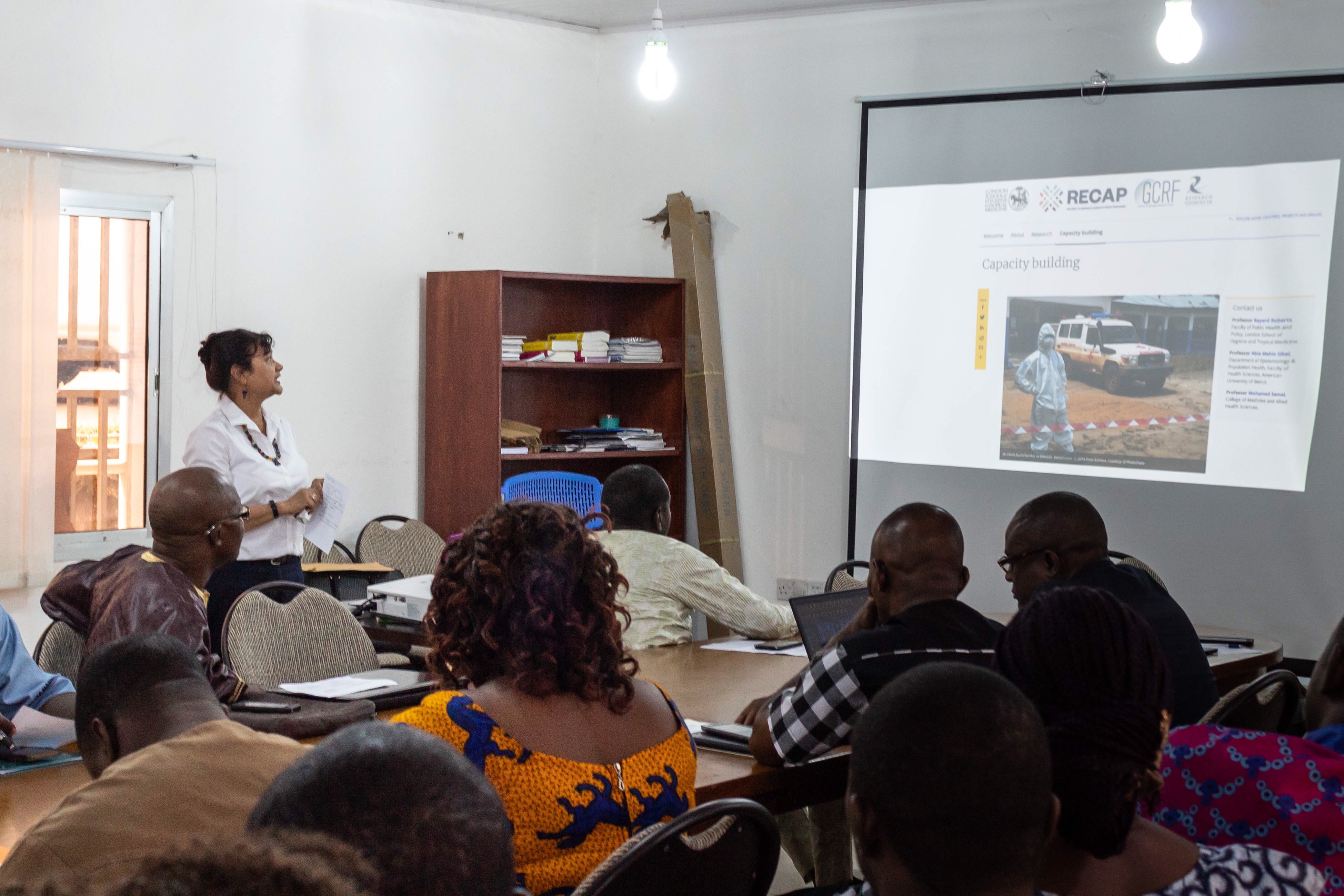 RECAP Launch Freetown: Hazel McCullough