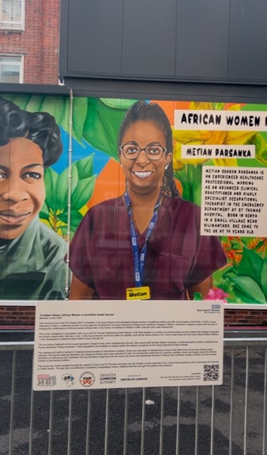 Guy’s Hospital, Mural celebrating African Health Workers