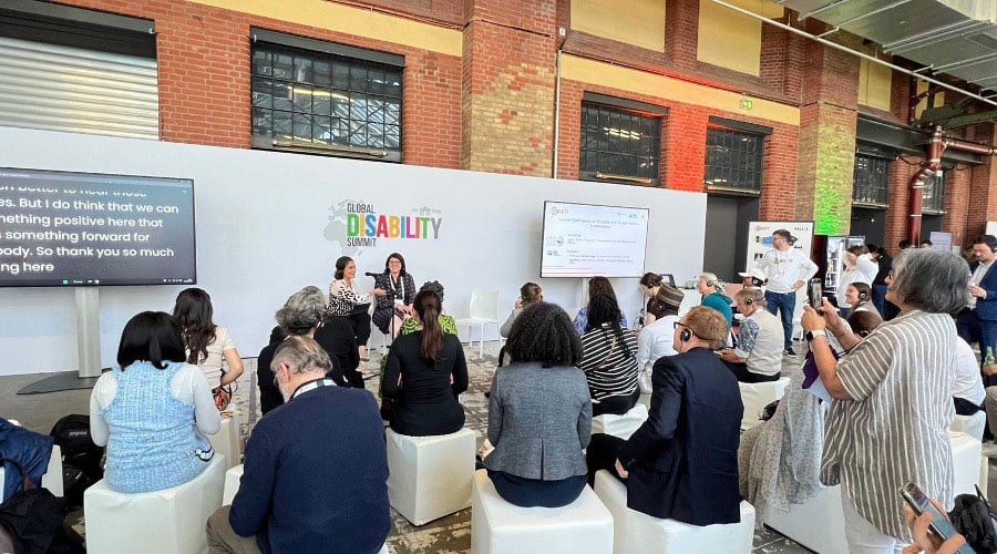 Crowds gathered at the ICED Global Health Summit