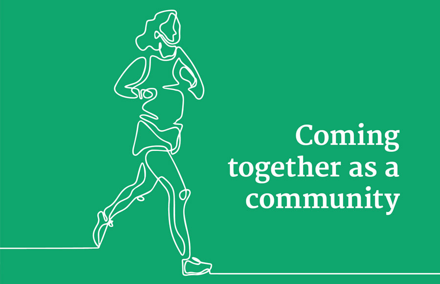 LSHTM coming together as a community postcard