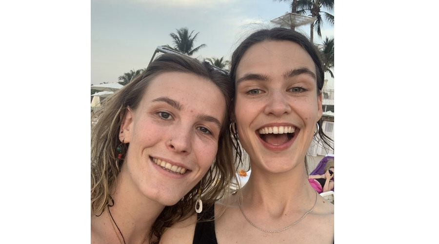 LSHTM Research interns Kimberly Morren and Meike Siemonsma