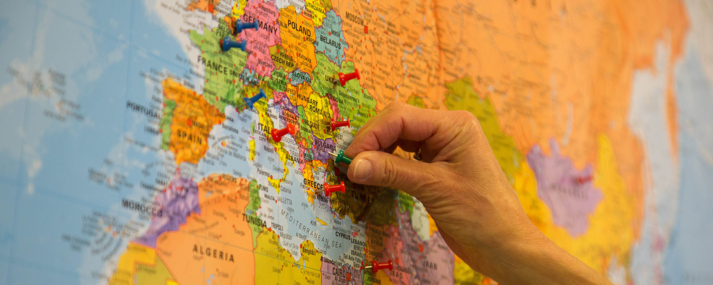 Placing pins in a map to show where vaccine confidence issues have been reported