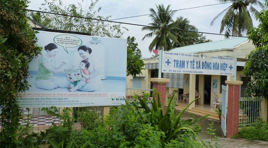 Small hospital in Dong Hoa Hiep