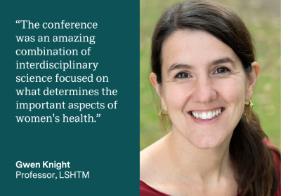 Quote from Professor Gwen Knight on Women&#039;s Health conference