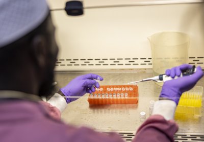 Scientist working in a Lab