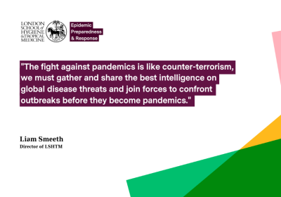Liam Smeeth: &quot;The fight against pandemics is like counter-terrorism, we must gather and share the best intelligence on global disease threats and join forces to confront outbreaks before they become pandemics.&quot;