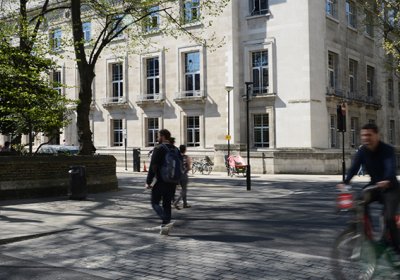 A view of LSHTM from Malet Street