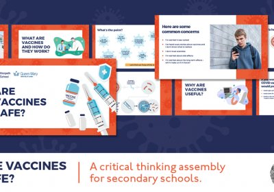 Are vaccines safe? A critical thinking assembly for secondary schools. Credit: The Stephen Hawking Foundation