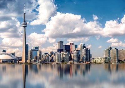 Toronto skyline view