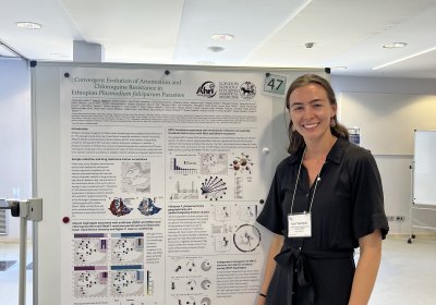 Dr Leen Vanheer at the 2025 Gordon Research Conference on Malaria