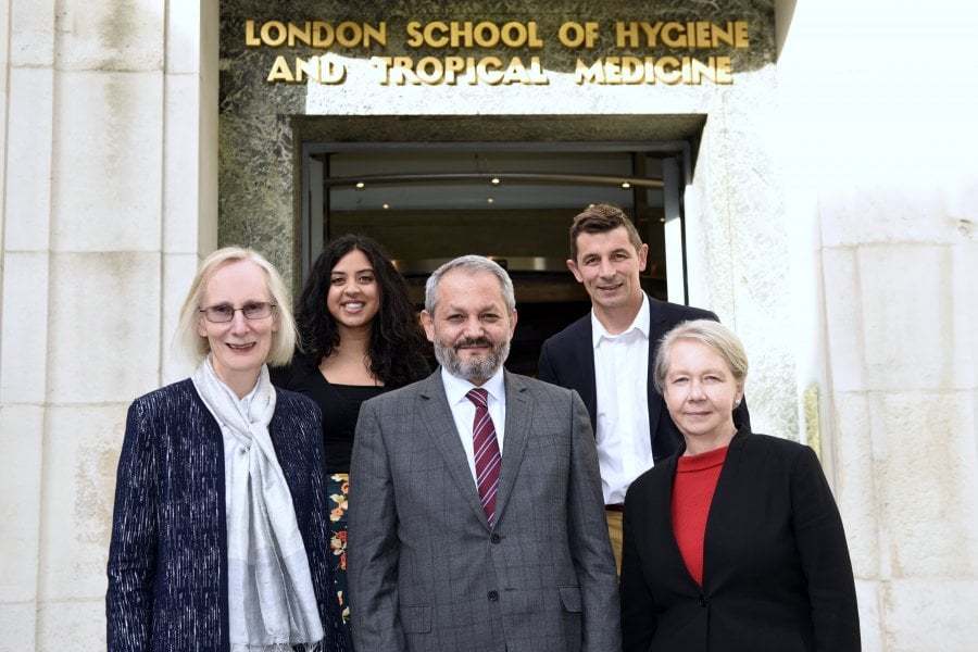 image of lshtm staff and minister of health afghanistan