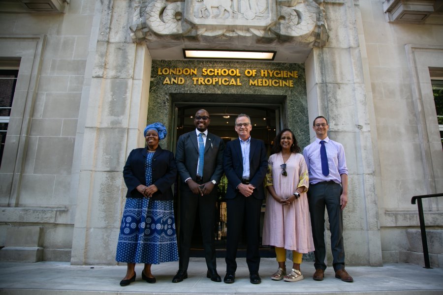 From left to right: Professor Sheila Tlou, Dr Stephen Modise, Professor Liam Smeeth, Dr Bhargavi Rao and Dr Michael Delves From left to right: Professor Sheila Tlou, Dr Stephen Modise, Professor Liam Smeeth, Dr Bhargavi Rao and Dr Michael Delves