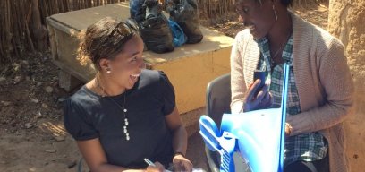Jasmine Burton in Zambia