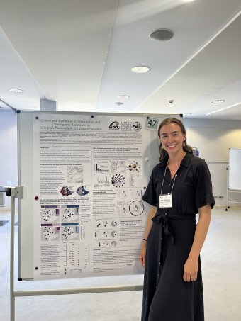 Dr Leen Vanheer at the 2025 Gordon Research Conference on Malaria