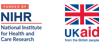 NIHR UKAID logo
